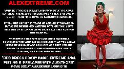 Red dress proxy paige fisting anal extremo y prolapso con alexthorn